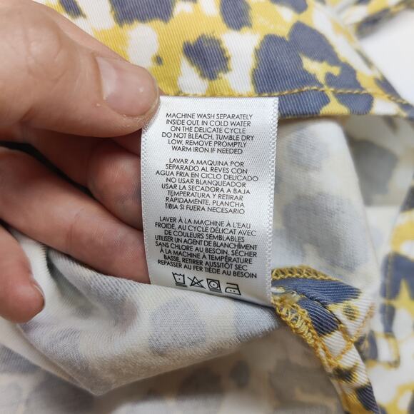 Cabi The Dreamer Providence Shirt Jacket Medium Safari Leopard Jungle Print - Picture 11 of 14